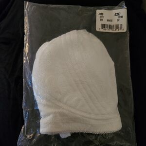 Just My Size White Bra